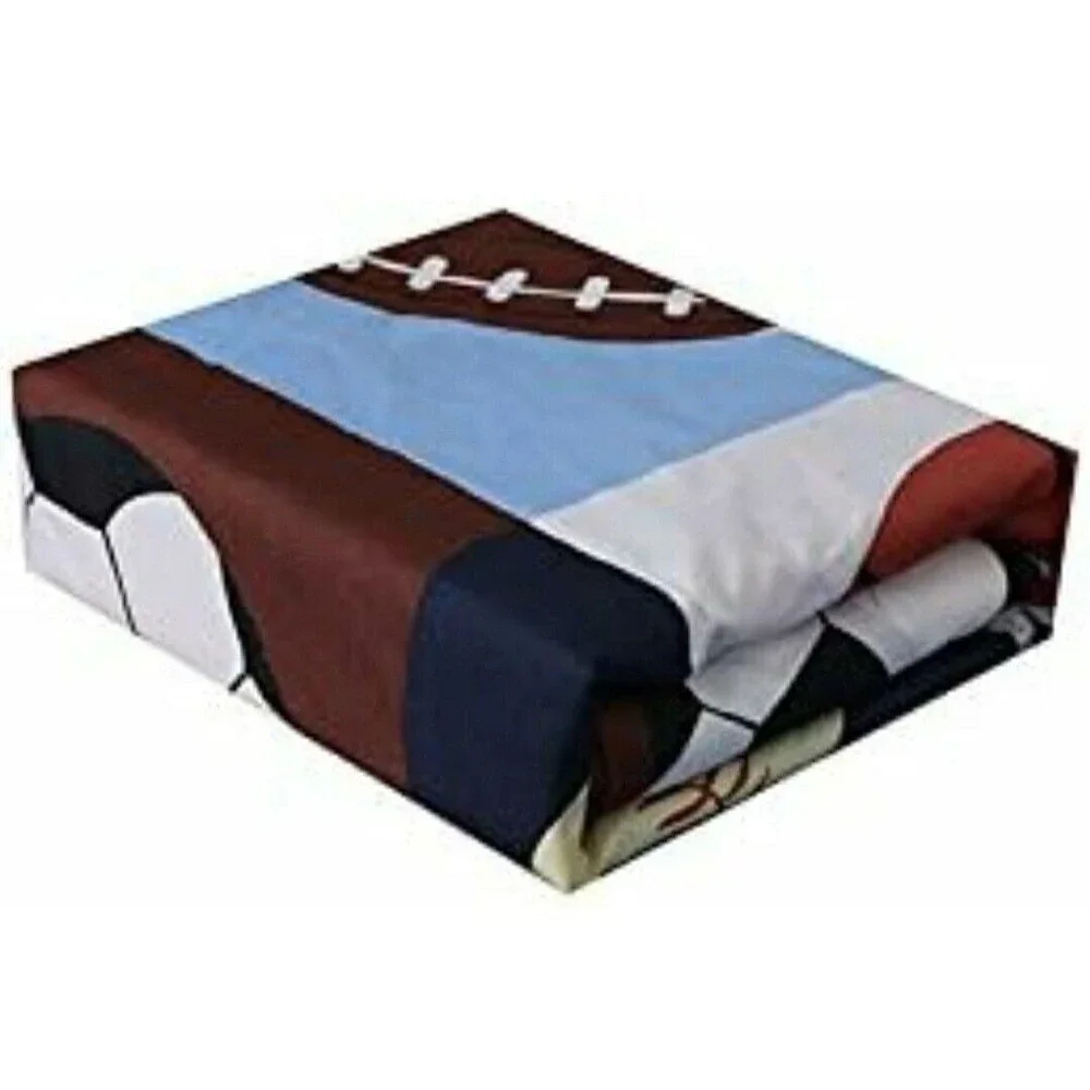 Basketball Twin Sheet Set 3 Piece Kids Bedding Microfiber Soft Machine Washable